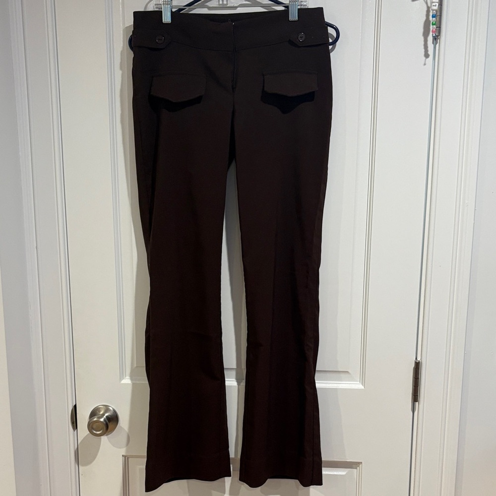 Chic Brown Boot Cut Women's Pants